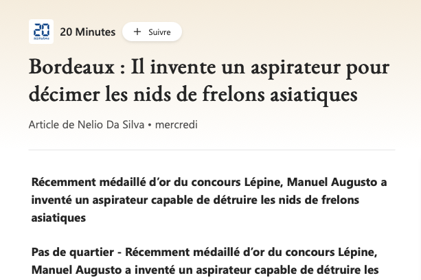 BeeZen Revue de Presse Article MSN 20 Minutes